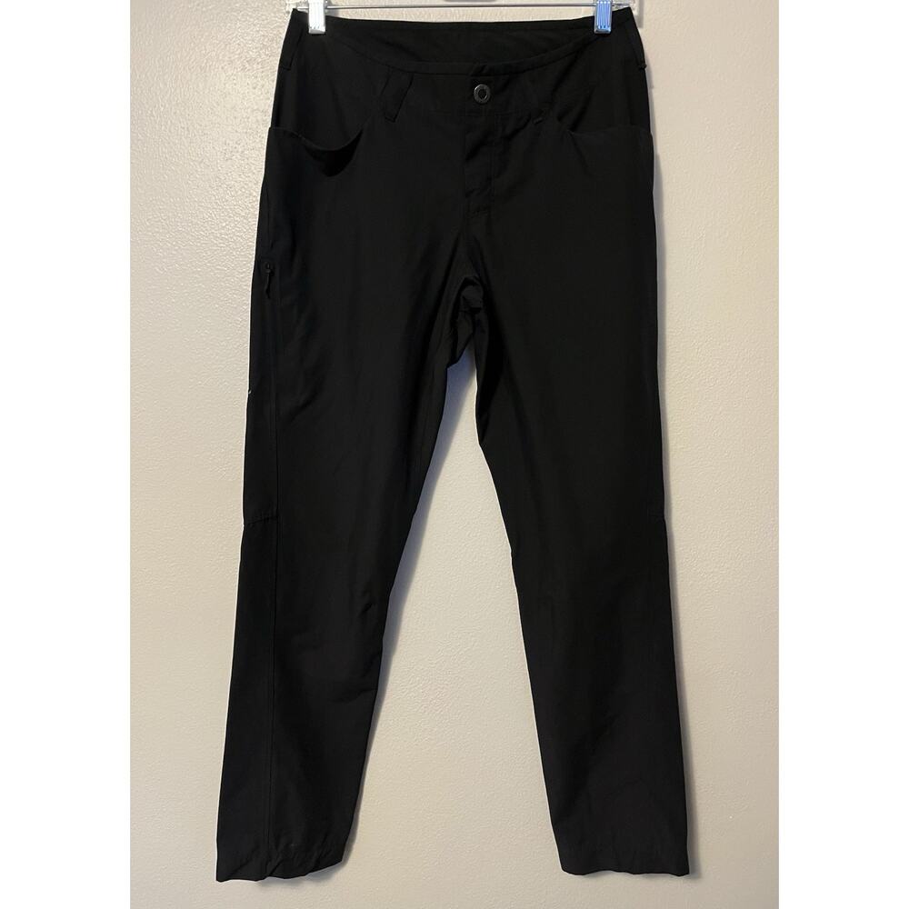 Arc’teryx Creston Pants Women’s Size 2 Black Straight Leg Nylon Outdoor Hiking